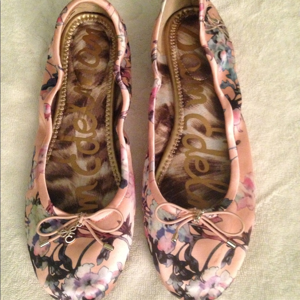 Sam Edelman floral flat slip on